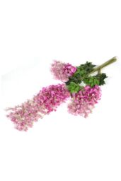 Living and Home 12 Pcs Hanging Artificial Wisteria Vine for Wedding Decoration in Fuchsia - thumbnail 3
