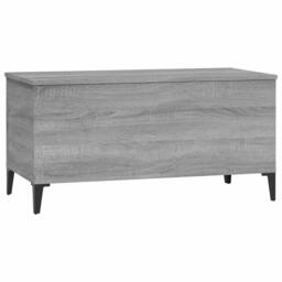 Berkfield Home Decorative Coffee Table Grey Sonoma 90x44.5x45 cm Engineered Wood - thumbnail 6