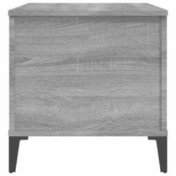 Berkfield Home Decorative Coffee Table Grey Sonoma 90x44.5x45 cm Engineered Wood - thumbnail 8