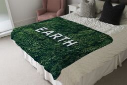 Benjamin Tate Design Wellness Earth Designer Blanket in Natural - Size: 120 cm x 150 cm - thumbnail 4