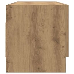 Berkfield Home Wardrobe Artisan Oak 100x32.5x35 cm Engineered Wood in Brown - thumbnail 5
