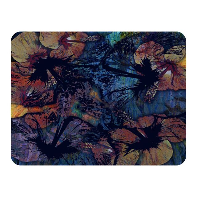 Benjamin Tate Design Grunge Flower Print Blanket in Natural - Size: 120 cm x 150 cm - image 1
