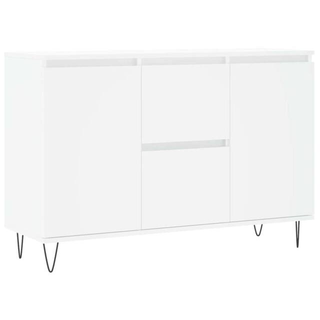 Berkfield Home Sideboard White 104x35x70 cm Engineered Wood - Size: 104 x 35 x 70 cm - image 1
