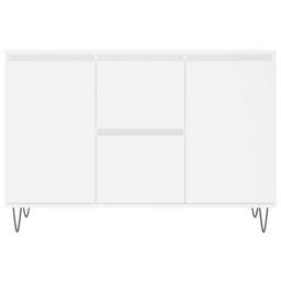 Berkfield Home Sideboard White 104x35x70 cm Engineered Wood - Size: 104 x 35 x 70 cm - thumbnail 5