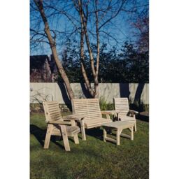 Churnet Valley Garden Furniture Ltd Multi Set, Table & Chairs - Fully Assembled - Set of Cushions Inc in Brown - thumbnail 2