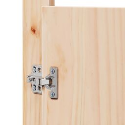 Berkfield Home Outdoor Kitchen Doors 2 pcs 50x9x82 cm Solid Wood Pine in Cream - Size: 50 x 9 x 82 cm - thumbnail 8