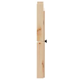 Berkfield Home Outdoor Kitchen Doors 2 pcs 50x9x82 cm Solid Wood Pine in Cream - Size: 50 x 9 x 82 cm - thumbnail 6