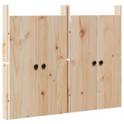 Berkfield Home Outdoor Kitchen Doors 2 pcs 50x9x82 cm Solid Wood Pine in Cream - Size: 50 x 9 x 82 cm - thumbnail 2