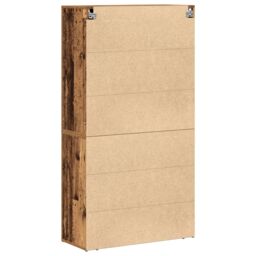 Berkfield Home Highboard Old Wood 80x33x150 cm Engineered Wood in Brown - Size: 80 x 33 x 150 cm - thumbnail 8
