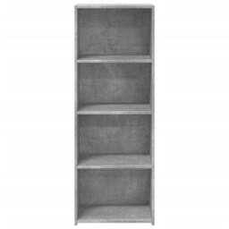 Berkfield Home Highboard Concrete Grey 45x41x124 cm Engineered Wood - Size: 45 x 41 x 124 cm - thumbnail 4