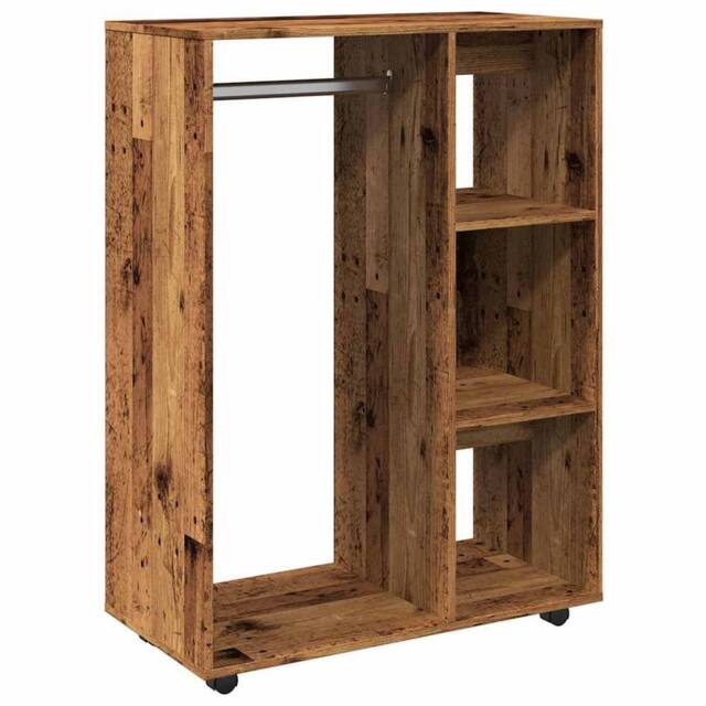 Berkfield Home Wardrobe Old Wood 80x40x110 cm Engineered Wood in Brown - Size: 80 x 40 x 110 cm - image 1