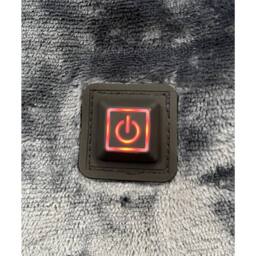 Ribbon Eskimo Heated Blanket Hoodie in Grey - thumbnail 2