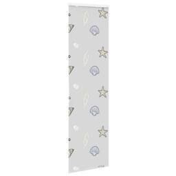 Berkfield Home Shower Roller Blind with Cassette 70x240 cm Fabric Width 66 cm in Light Grey - thumbnail 4