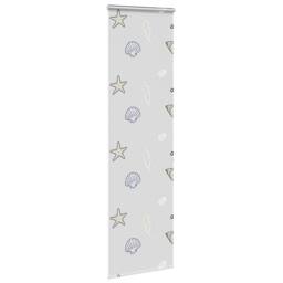 Berkfield Home Shower Roller Blind with Cassette 70x240 cm Fabric Width 66 cm in Light Grey - thumbnail 3