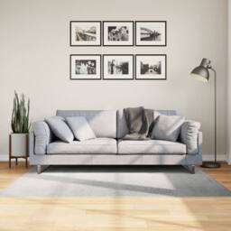 Berkfield Home Rug IZA Short Pile Scandinavian Look Grey 120x170 cm - Size: Medium - thumbnail 2