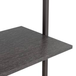 Berkfield Home 3-Tier Leaning Shelf Black 64x35x120.5 cm - thumbnail 6