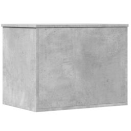 Berkfield Home Storage Box Concrete Grey 60x42x46 cm Engineered Wood - Size: 60 x 42 x 46 cm - thumbnail 6