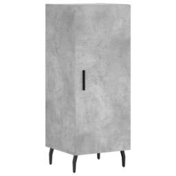 Berkfield Home Highboard Concrete Grey 34.5x34x180 cm Engineered Wood - thumbnail 7