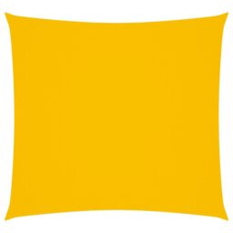 Berkfield Home Sunshade Sail Oxford Fabric Square 2.5x2.5 m Yellow - thumbnail 2