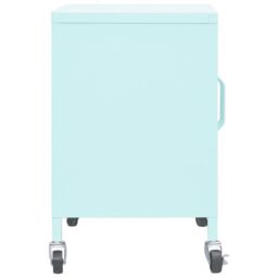 Berkfield Home Storage Cabinet Mint 60x35x56 cm Steel in Green - Size: 60 x 35 x 56 cm - thumbnail 4