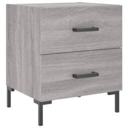 Berkfield Home Bedside Cabinets 2 pcs Grey Sonoma 40x35x47.5 cm Engineered Wood - thumbnail 5