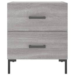 Berkfield Home Bedside Cabinets 2 pcs Grey Sonoma 40x35x47.5 cm Engineered Wood - thumbnail 6
