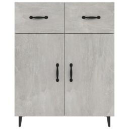 Berkfield Home Sideboard Concrete Grey 69.5x34x90 cm Engineered Wood - thumbnail 5