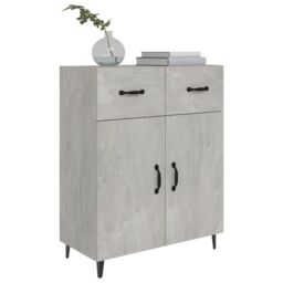 Berkfield Home Sideboard Concrete Grey 69.5x34x90 cm Engineered Wood - thumbnail 4