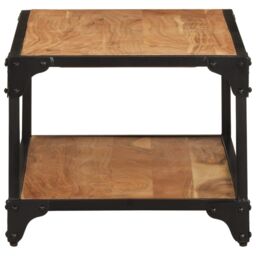 Berkfield Home Coffee Table 90x45x35 cm Solid Acacia Wood in Brown - Size: 90 x 45 x 35 cm - thumbnail 3