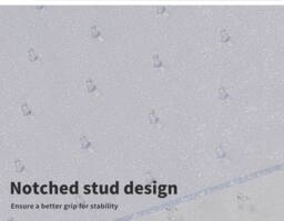 Marlow Office Chair Mat Hard Floor for Carpet Protector PVC Non Slip 120x90cm in Clear - Size: 120x90 cm - thumbnail 4