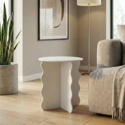 Garden Greatness Blanc Wave Side Table in Brown - Size: 1 Pack - thumbnail 2