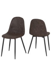 Seconique Athens Rectangular Dining Set in Brown - thumbnail 4