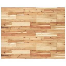 Berkfield Home Desk Top Oil Finished 100x80x4 cm Solid Wood Acacia in Brown - Size: 100 x 80 x 4 cm - thumbnail 2