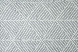 New Edge Blinds Geo Diamond Collection Cotton Throw in Grey - Size: 127 cm x 152 cm - thumbnail 2