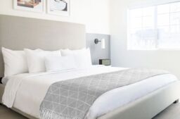 New Edge Blinds Geo Diamond Collection Cotton Throw in Grey - Size: 127 cm x 152 cm - thumbnail 4