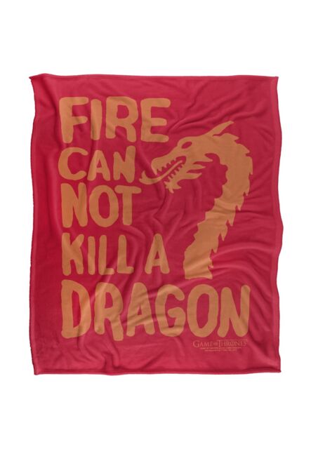 Warner Brothers Game Of Thrones Officially Licensed Silky Touch Super Soft Throw Blanket 152 x 127 cm in White - image 1