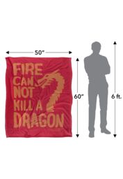 Warner Brothers Game Of Thrones Officially Licensed Silky Touch Super Soft Throw Blanket 152 x 127 cm in White - thumbnail 5