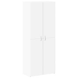 Berkfield Home File Cabinet White 60x32x153 cm Engineered Wood - Size: 60 x 32 x 153 cm - thumbnail 1