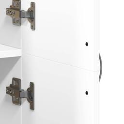 Berkfield Home File Cabinet White 60x32x153 cm Engineered Wood - Size: 60 x 32 x 153 cm - thumbnail 8
