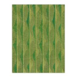 "Artery8 Green Lines Vintage Pattern Vintage Japan Wall Art Print Korin - Size: W12"" x H16""" - thumbnail 1