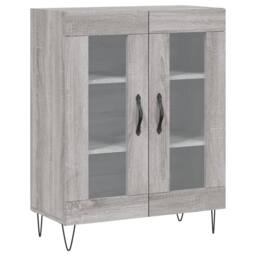 Berkfield Home Highboard Grey Sonoma 69.5x34x180 cm Engineered Wood - thumbnail 7