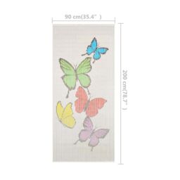 Berkfield Home Insect Door Curtain Bamboo 90x200 cm - thumbnail 6