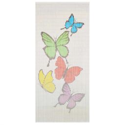 Berkfield Home Insect Door Curtain Bamboo 90x200 cm