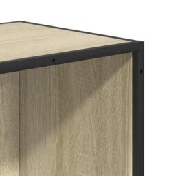 Berkfield Home Book Cabinet Sonoma Oak 80.5x35x76 cm Engineered Wood in Brown - thumbnail 7