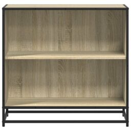 Berkfield Home Book Cabinet Sonoma Oak 80.5x35x76 cm Engineered Wood in Brown - thumbnail 4