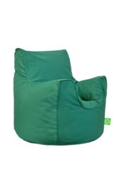 Bean Lazy Cotton Twill British Racing Green Bean Bag Arm Chair Toddler Size - Size: Small - thumbnail 2