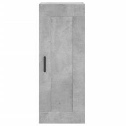 Berkfield Home Highboard Concrete Grey 34.5x34x180 cm Engineered Wood - thumbnail 8