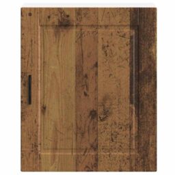 Berkfield Home Kitchen Wall Cabinets 2 pcs¬†Porto Old Wood Engineered Wood in Brown - thumbnail 6