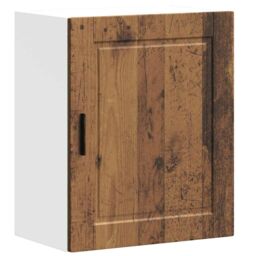 Berkfield Home Kitchen Wall Cabinets 2 pcs¬†Porto Old Wood Engineered Wood in Brown - thumbnail 5
