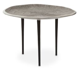 Orsina Silva Oak Effect Silver Top Coffee Table